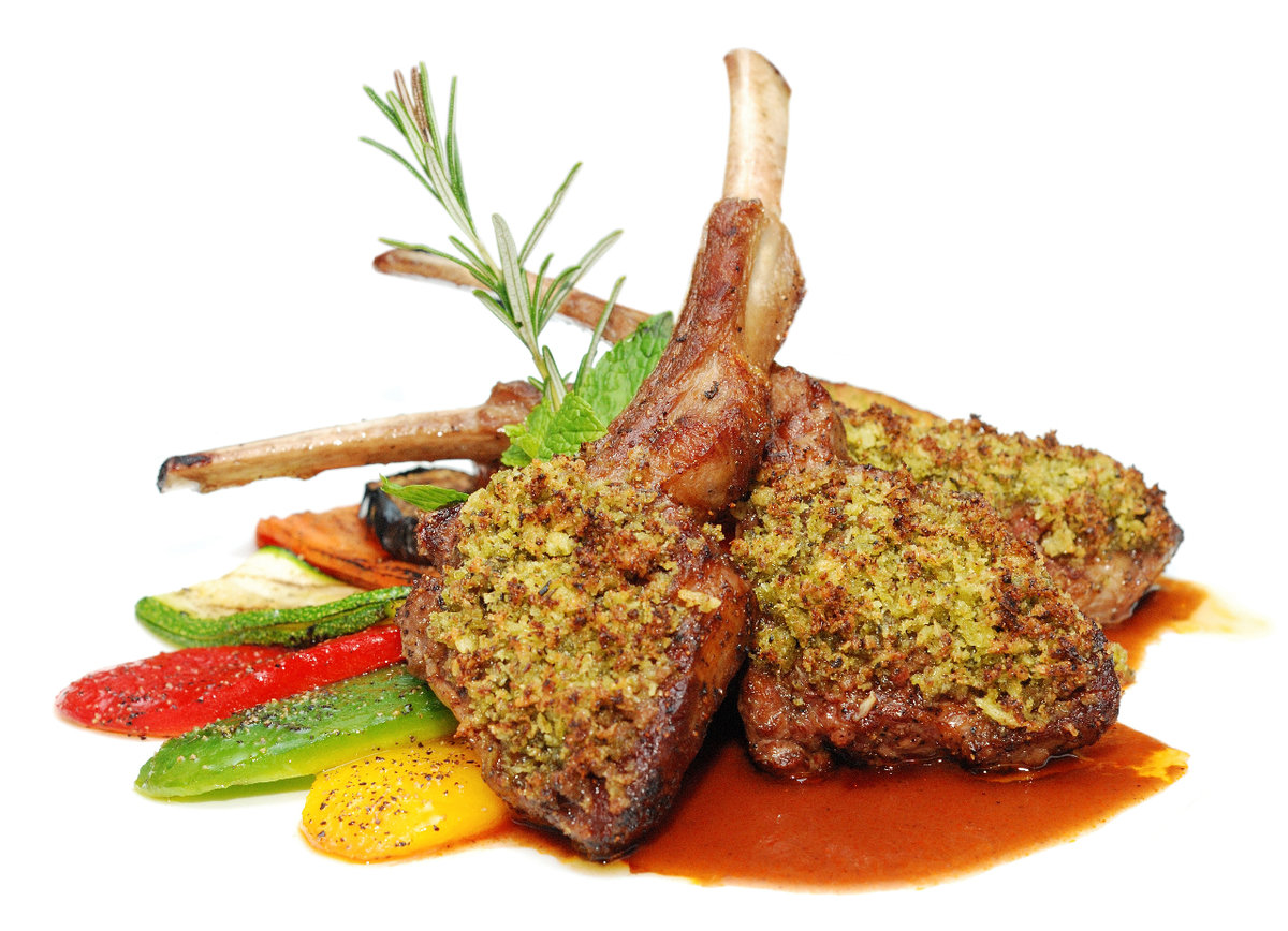 Lamb with vegetables